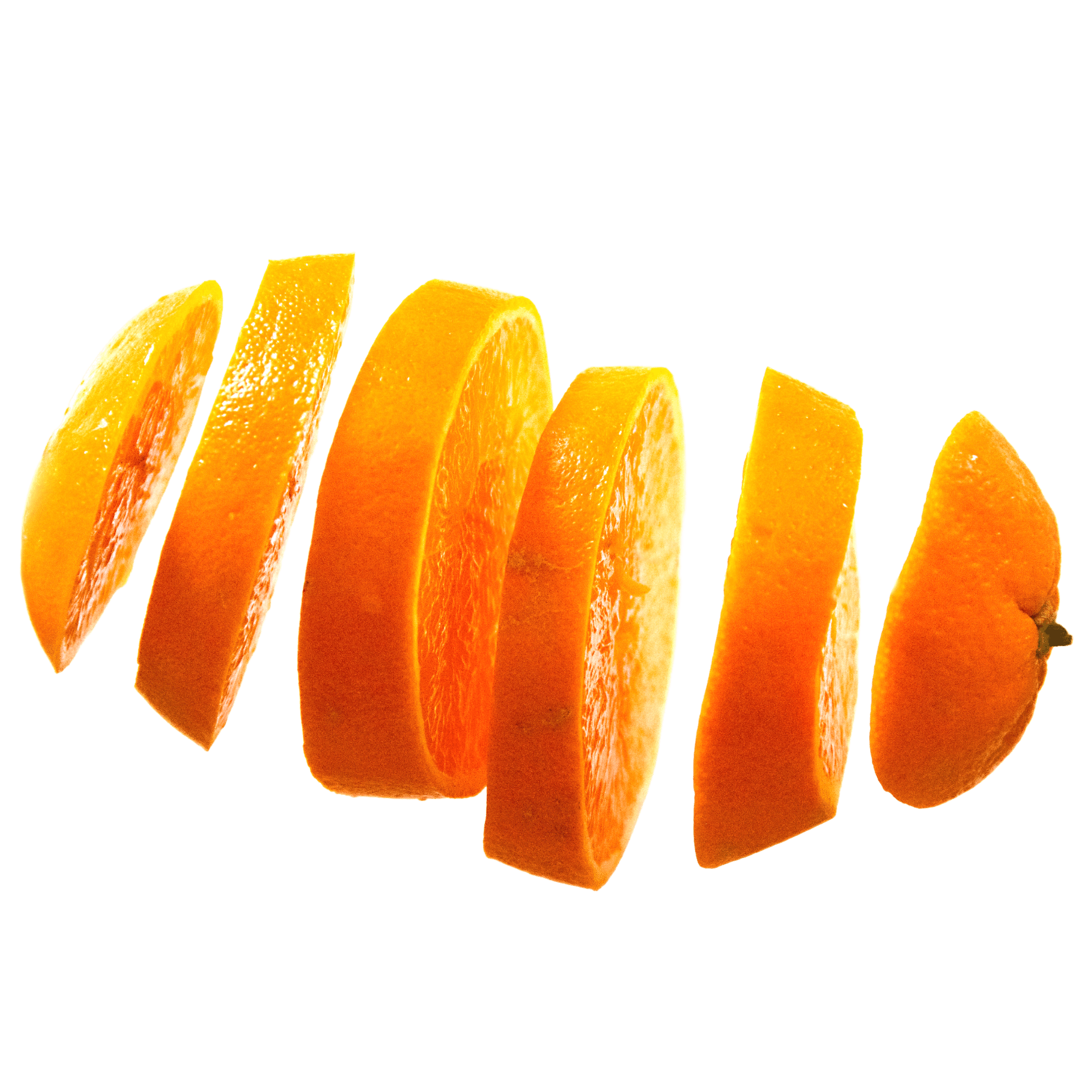 HRliebtdich Orange in Scheiben, frei schwbend, saftig